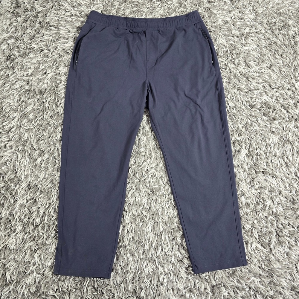 Public Rec All Day Every Day Pant Mens 40/30 Navy Blue Tapered Athleisure Travel